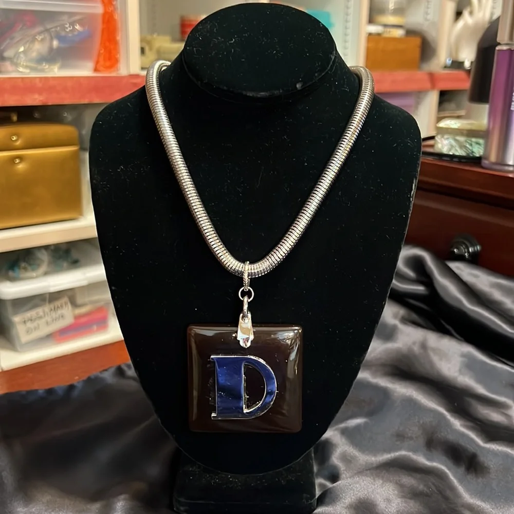 Monogram Initial Necklace - Picture 1 of 7